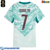 Fotballdrakt Dame Portugal Cristiano Ronaldo #7 Bortedrakt VM 2026 Kortermet